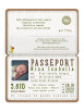 Faire-part naissance original passeport animaux