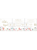 Faire part de mariage - Carte florale joyeuse