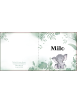 Éléphant botanique – Faire-part de naissance