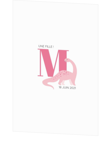 Carte de naissance Mila