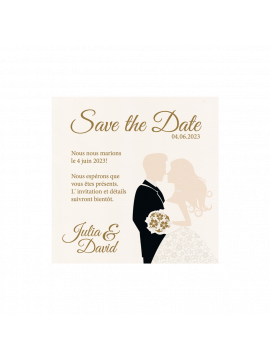 Save the date - Jeunes mariés